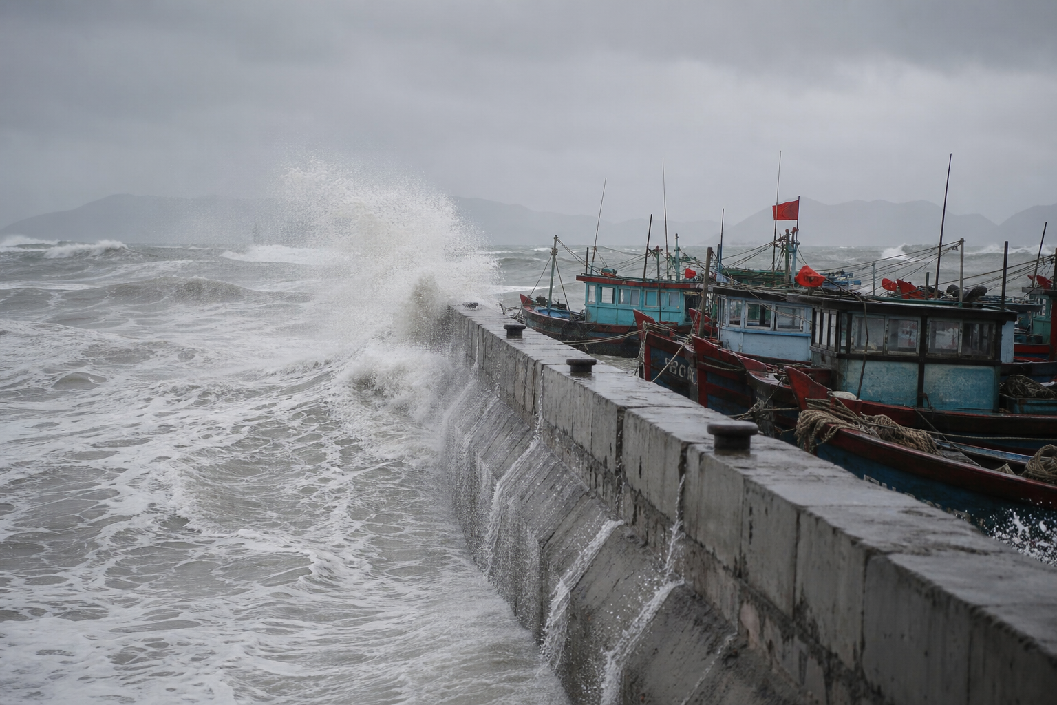 Super Typhoon Ba Vi Batters South China Sea