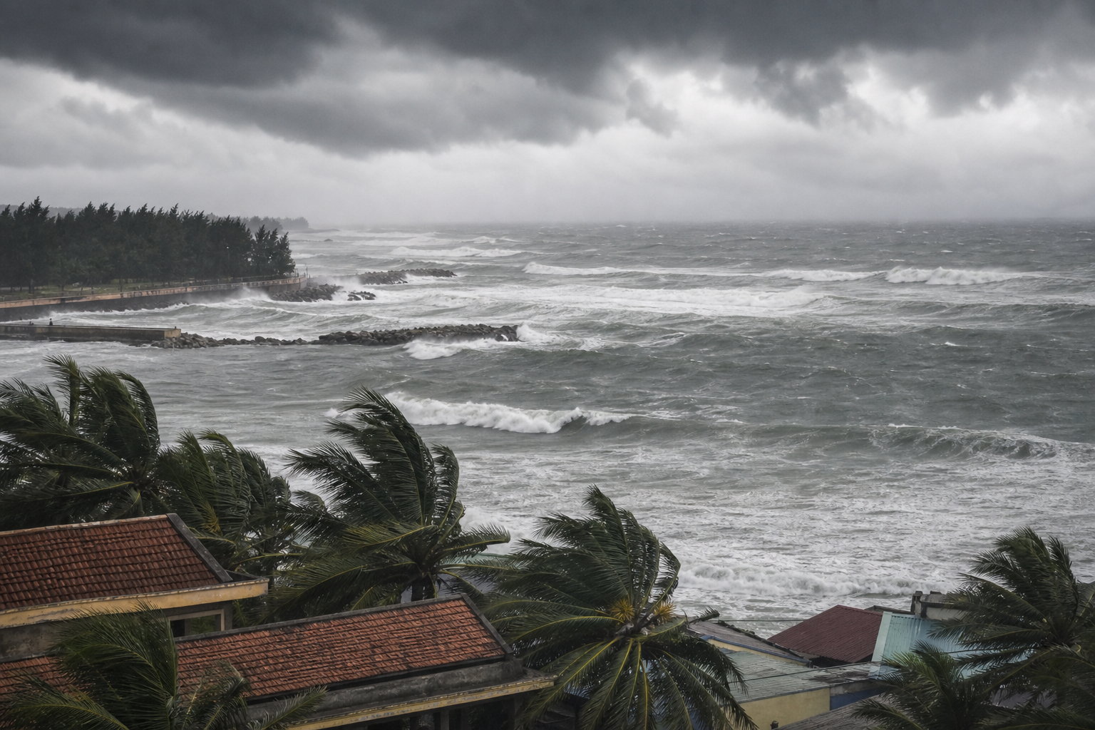 Super Typhoon Ba Vi Batters South China Sea