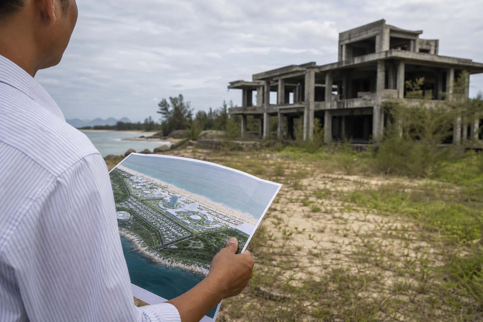 Quảng Trị Eyes 12,000-Ha Sea Economy Zone Amid Stalled Resort