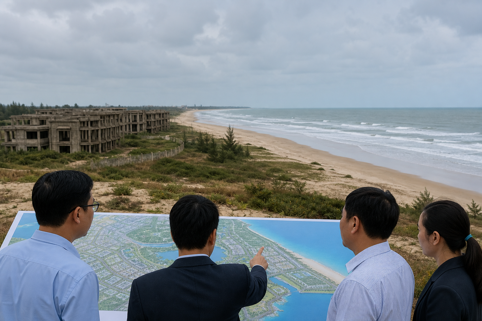 Quảng Trị Eyes 12,000-Ha Sea Economy Zone Amid Stalled Resort